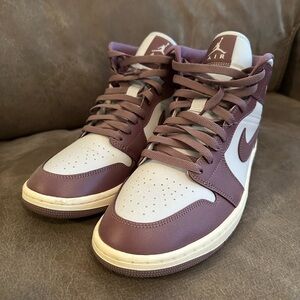 Jordan Athletic Shoes in Purple and White
